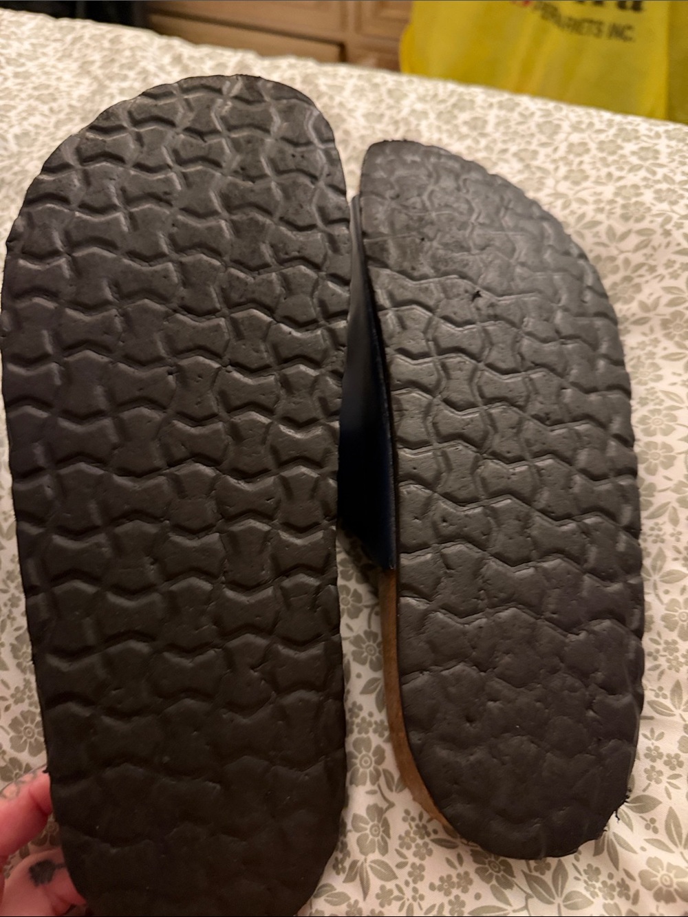 Comfort Dual-Buckle Navy Women’s Sandals - Picture 2 of 3